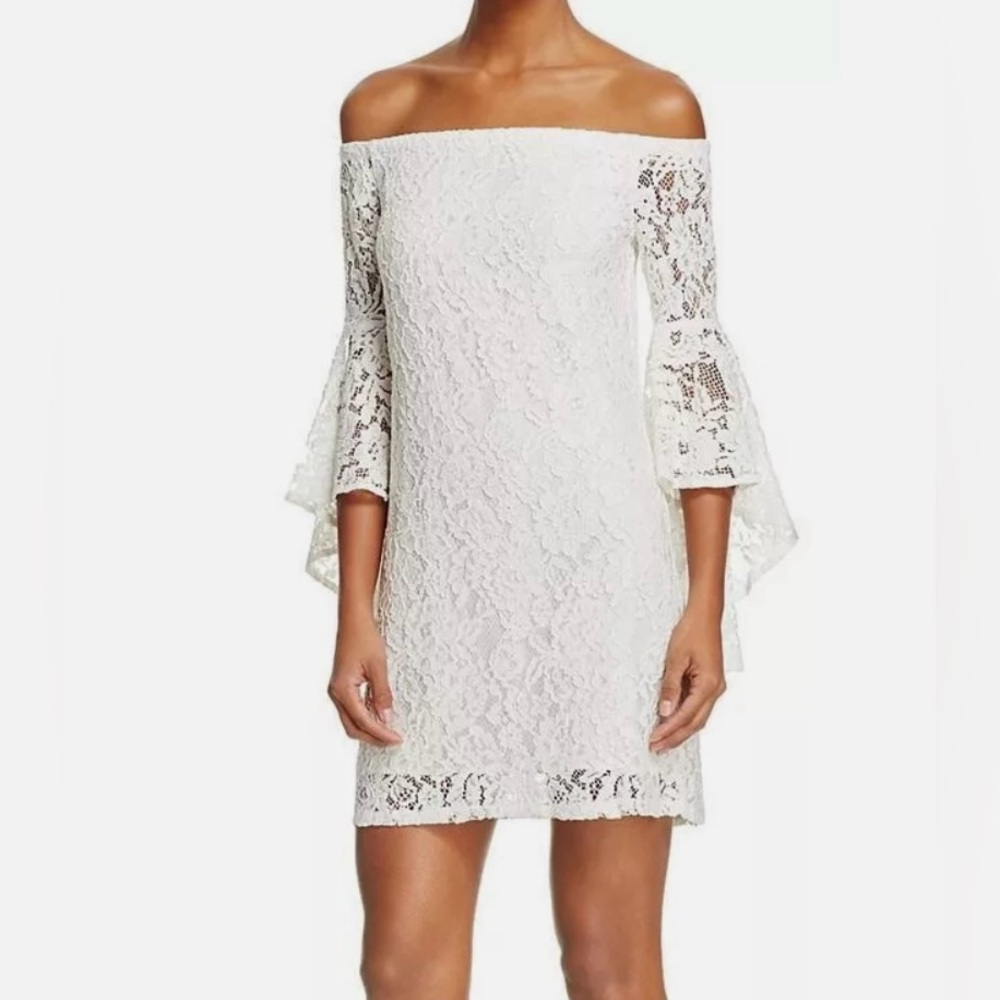 NWT Wayf lace mini dress
